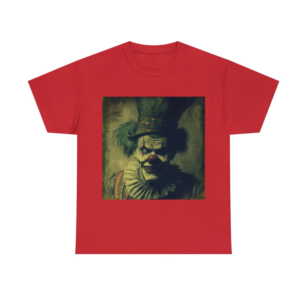 Unisex Adult T Shirt Haunted Clown Scary Horror Halloween Metal Band Gothic Emo