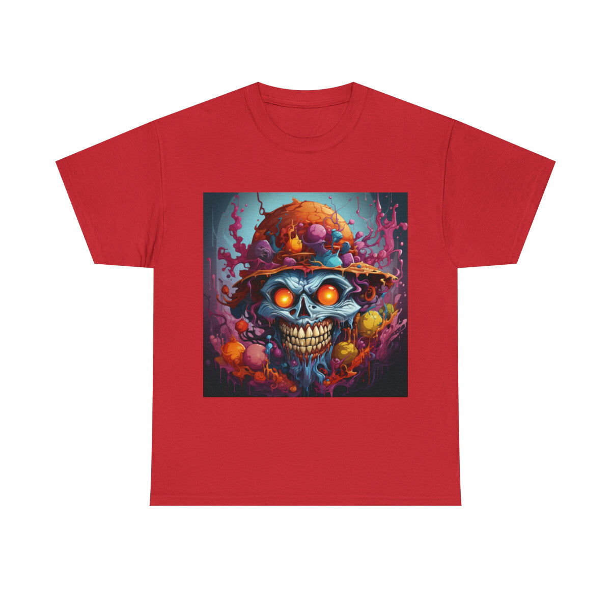 Unisex Adult T Shirt Haunted Clown Scary Horror Halloween Metal Band Gothic Emo
