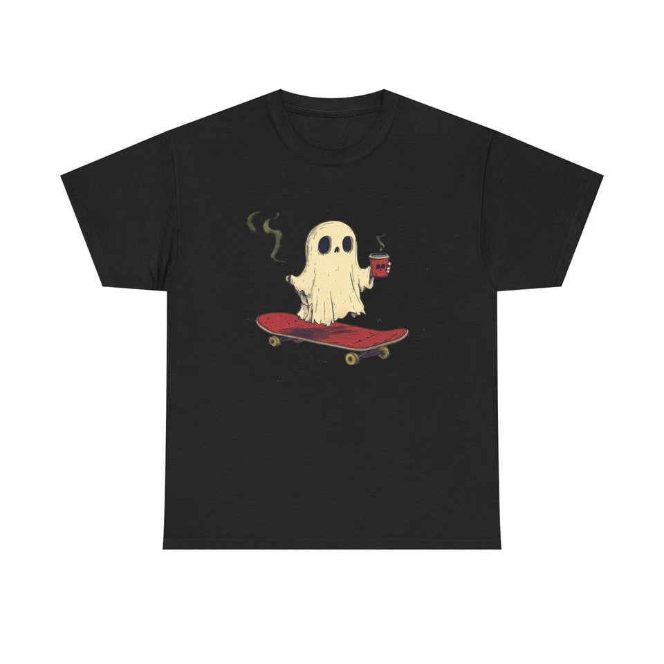 Horror Ghost Spooky Halloween Spirit Haunted Paranormal Unisex T-shirt