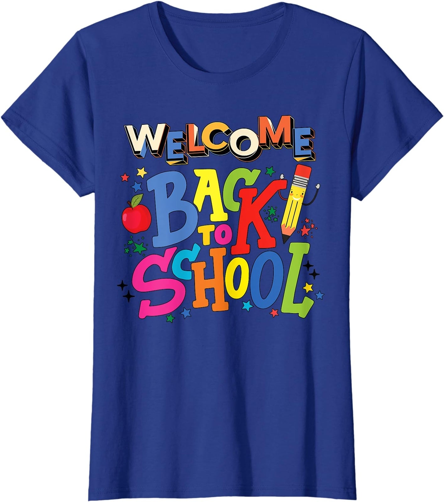 Welcome Back To School First Day Of School Teachers Ladies' Crewneck T-Shirt