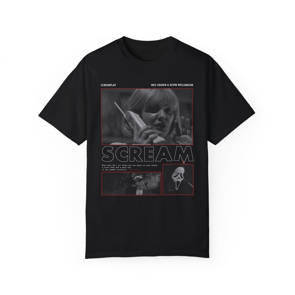 Classic Horror Scream T-shirt, Halloween Movie Tee for Genre Fans, Horror Gift