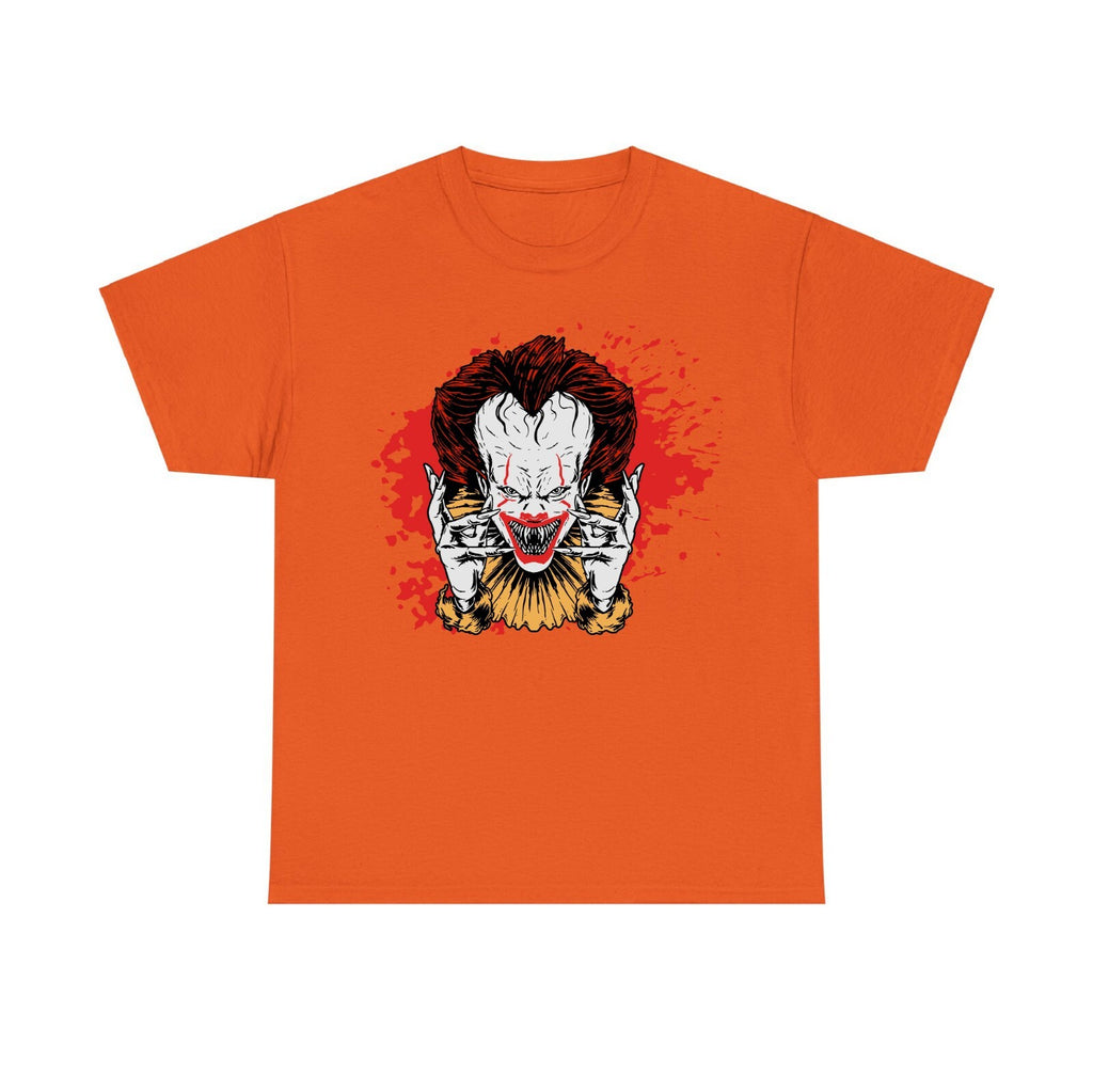 Pennywise Halloween T Shirt, Scary Clown T Shirt, Spooky Unisex Adults and kids