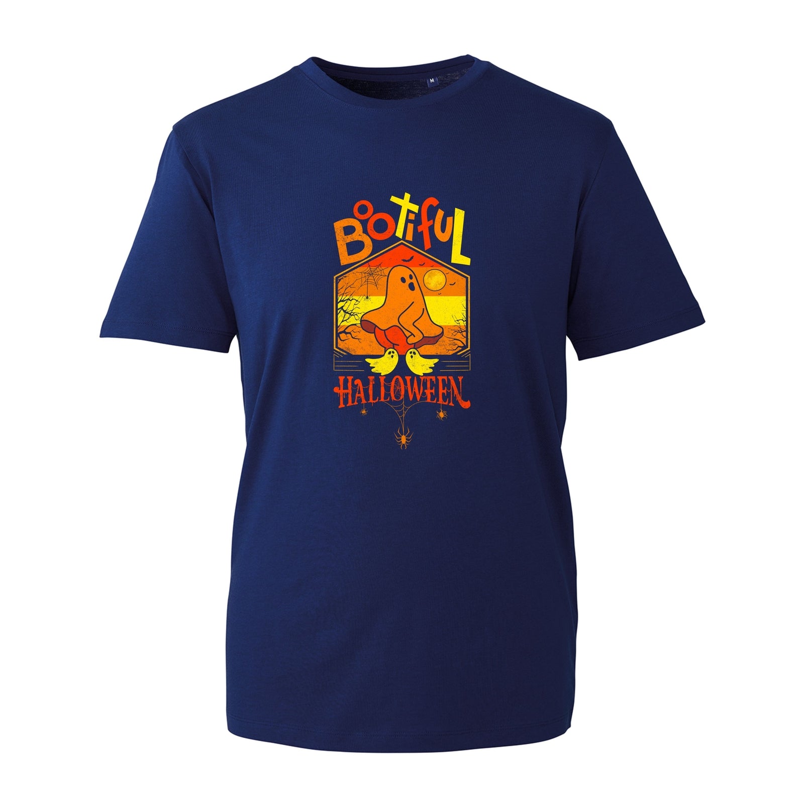 Bootiful Boo Funny Halloween T-Shirt Funny Pumpkin Trick Or Treat Vintage Sunset