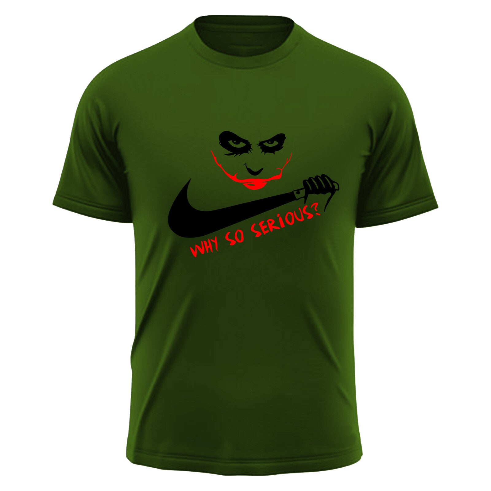Funny Joker Horror Men Short Sleeve T-Shirt Graphic Halloween Gift USA Tee S-3XL