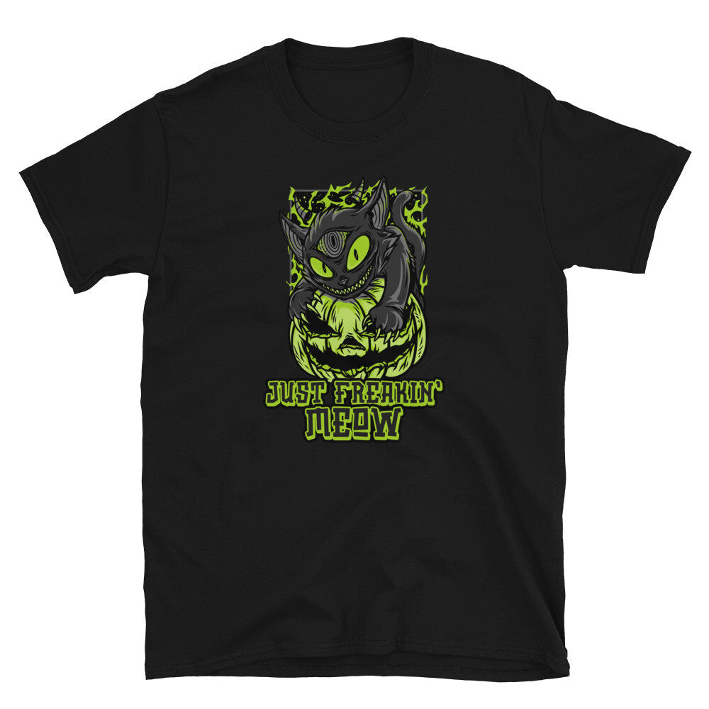 Halloween Scary Cat Trick Or Treat Halloween Short-Sleeve Unisex T-Shirt