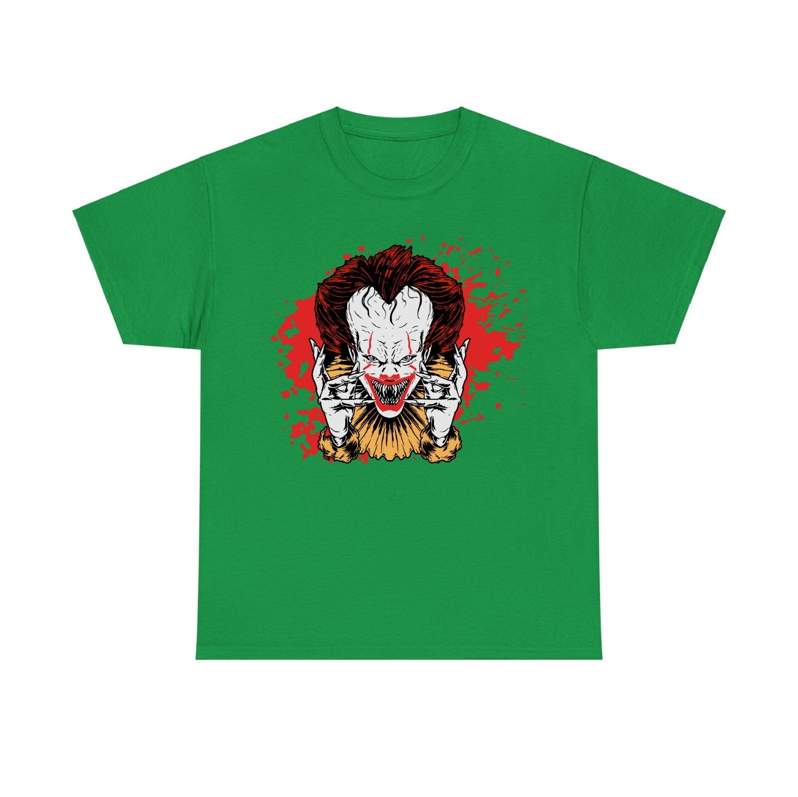 Pennywise Halloween T Shirt, Scary Clown T Shirt, Spooky Unisex Adults and kids
