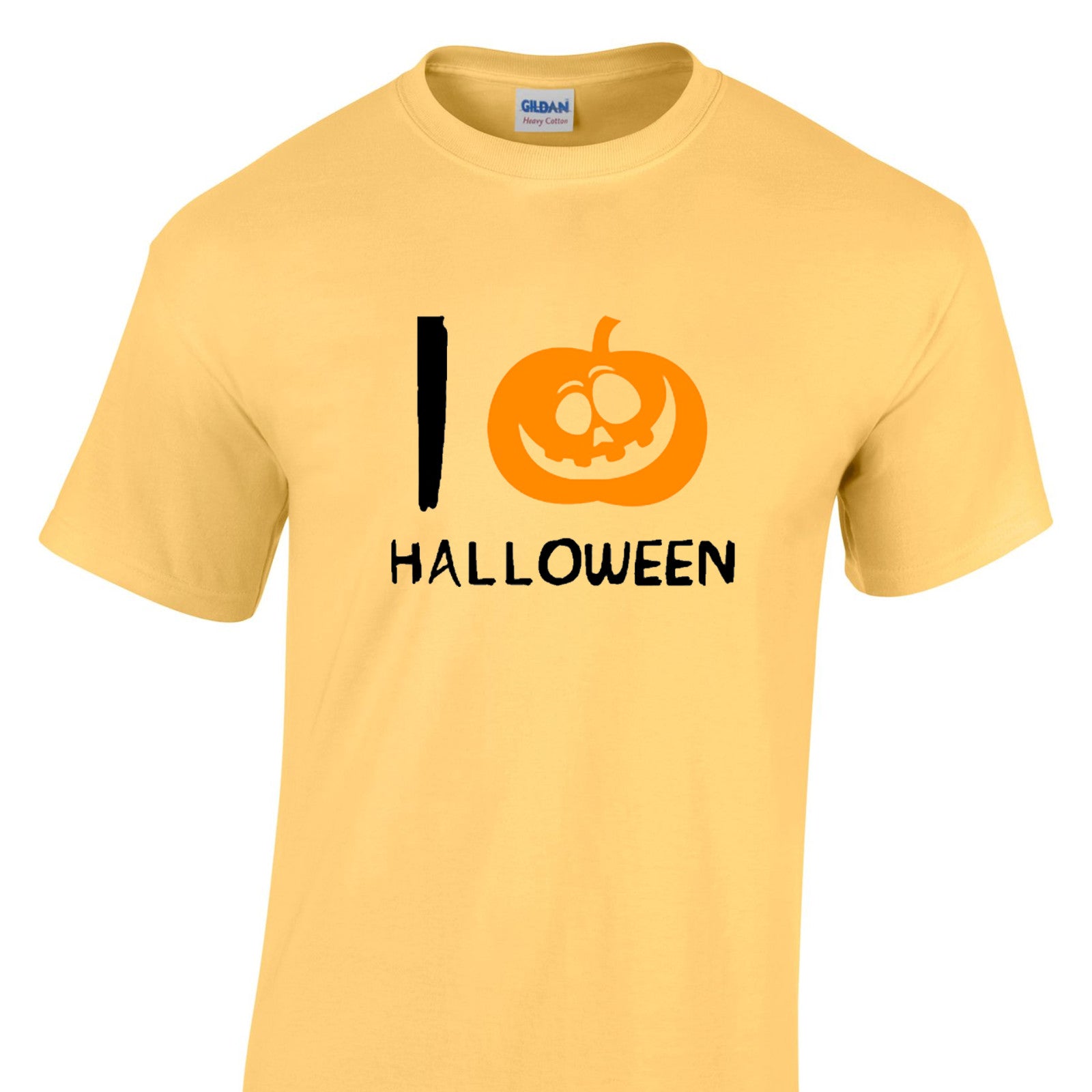 Mens I Love Halloween Tshirt - New Pumpkin Heart Trick Or Treat Costume T Shirt