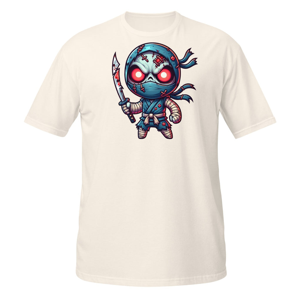 Scary Ninja Shirt – Cute Zombie Warrior with Sword Halloween Design