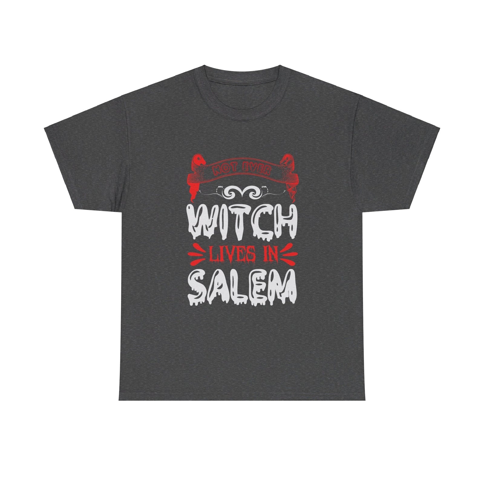 Not Ever Witch Lives In Salem Halloween T shirt Trick or Treat Costume  October