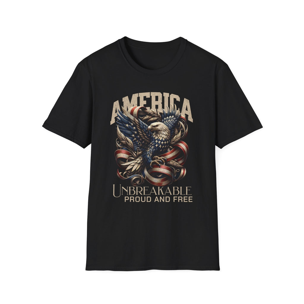 Men's Shirts, America Eagle T-Shirt | Patriotic Tee for Independence Day