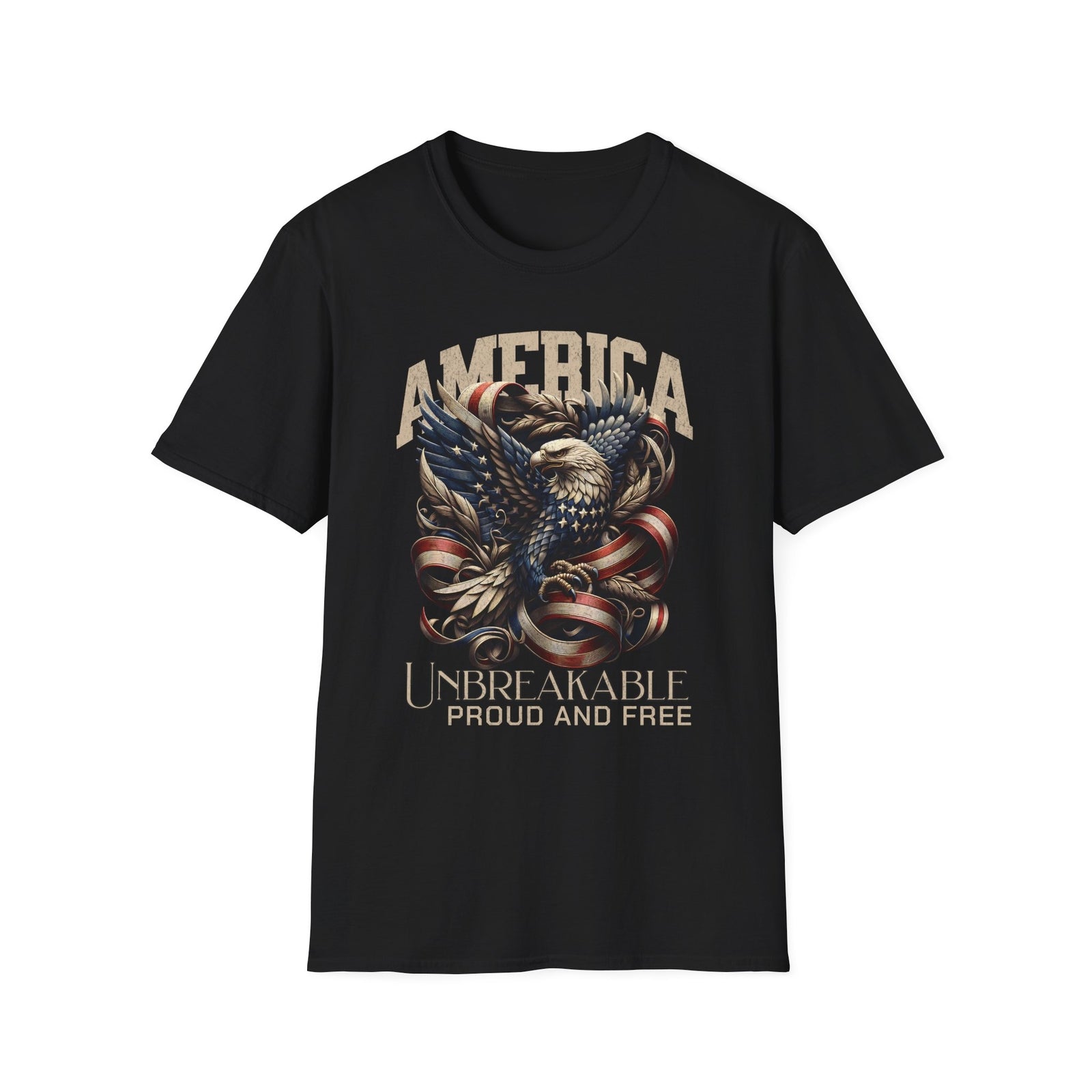 Men's Shirts, America Eagle T-Shirt | Patriotic Tee for Independence Day