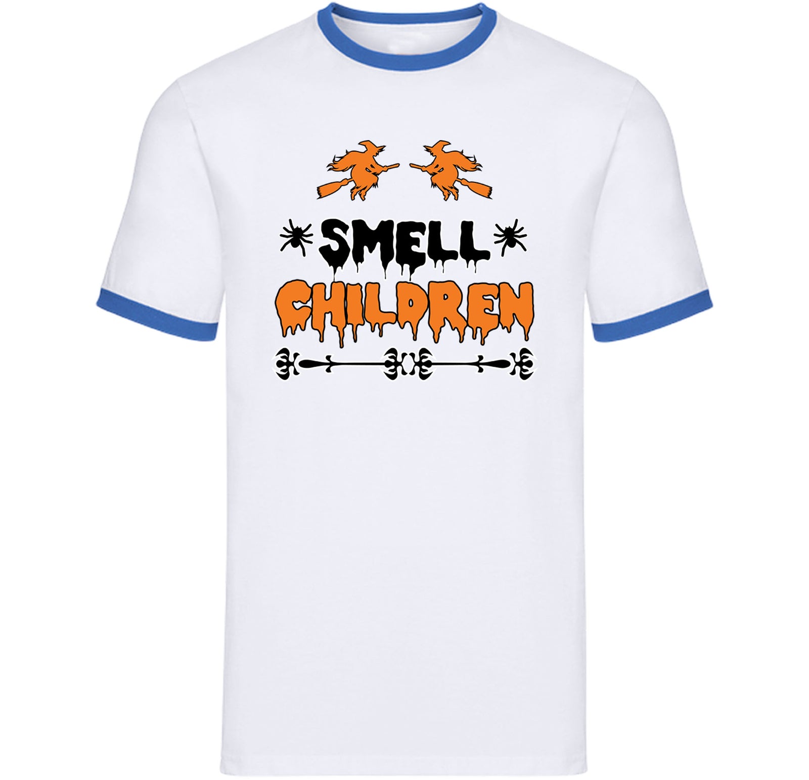 Funny Halloween Ringer T Shirt,I Smell Children Witches Ringer,Trick-or-Treat