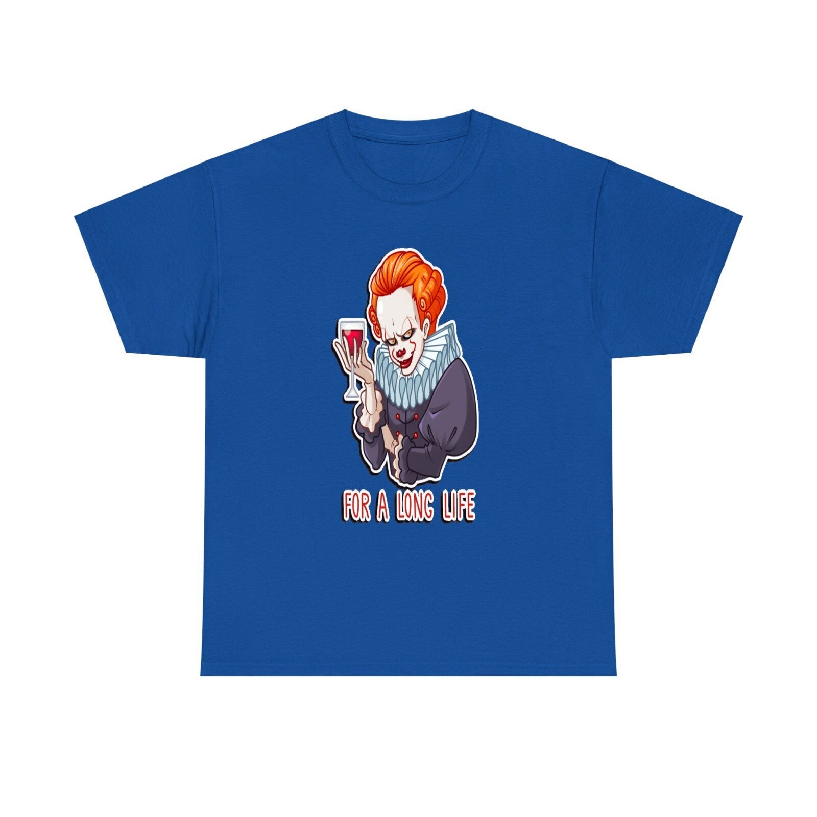 Pennywise Halloween T Shirt, Evil Clown T shirt , Wine lover Unisex Tee Top
