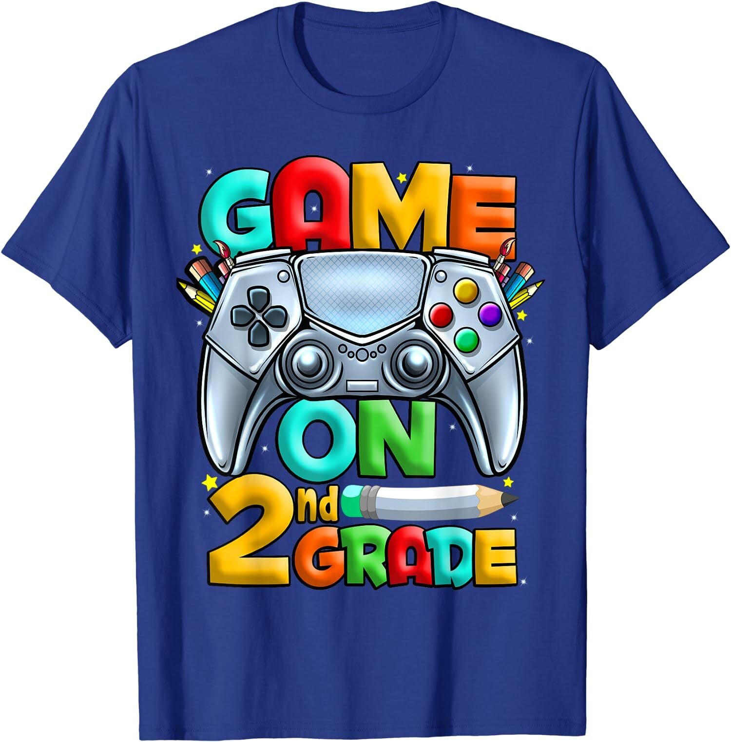 Game On 2nd Grade Back To School Level Unlocked Gift Unisex T-Shirt
