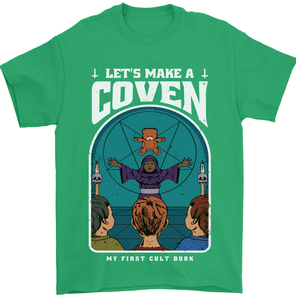 Lets Make a Coven Halloween Satanic Horror Mens T-Shirt 100% Cotton