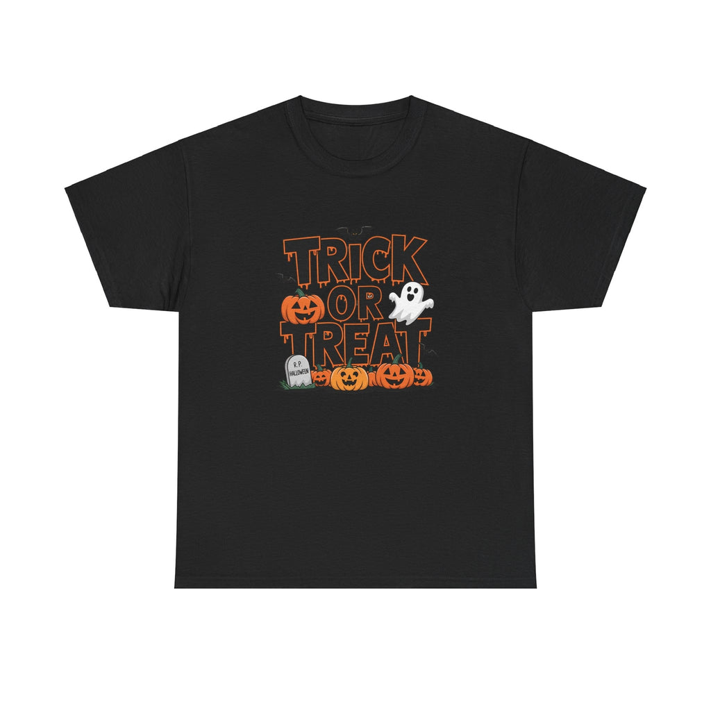 Halloween Trick or Treat Tee, Halloween Apparel, Unisex Cotton T-shirt