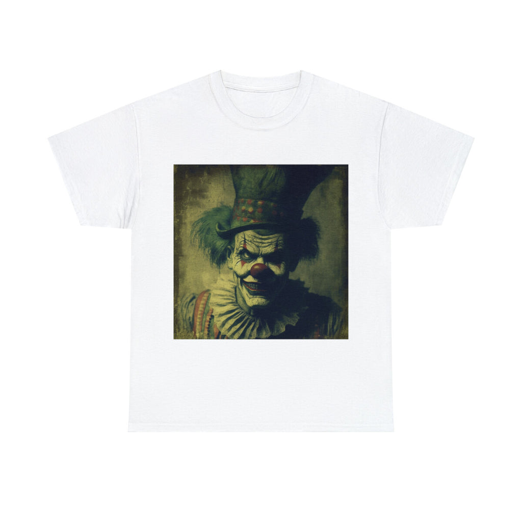 Unisex Adult T Shirt Haunted Clown Scary Horror Halloween Metal Band Gothic Emo