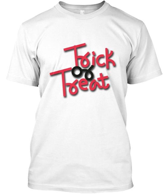 Trick Or Treat Halloween T T-Shirt Made in the USA Size S to 5XL