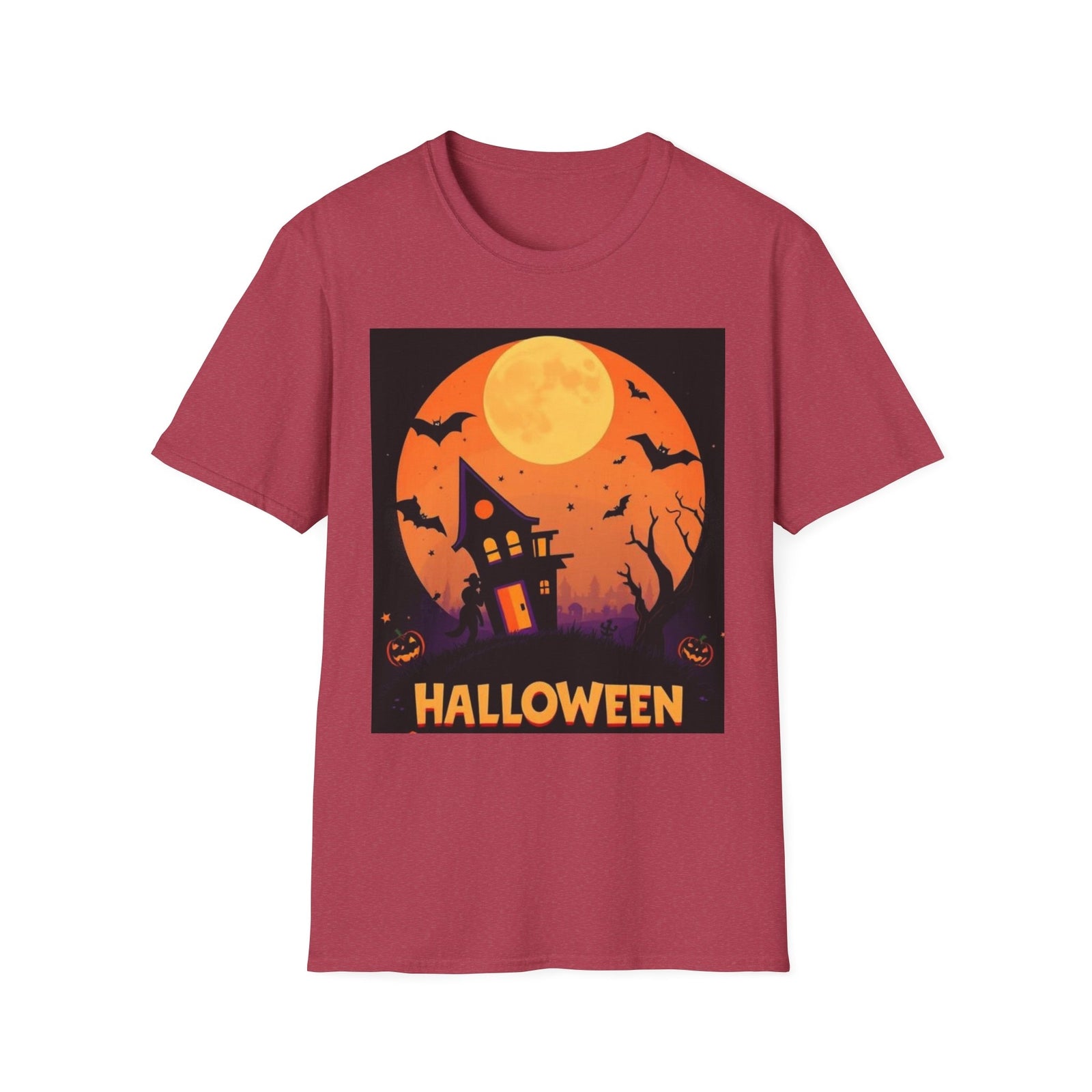 Halloween Haunted House T-Shirt, Spooky Tee, Fall Apparel, Trick or Treat Shirt,