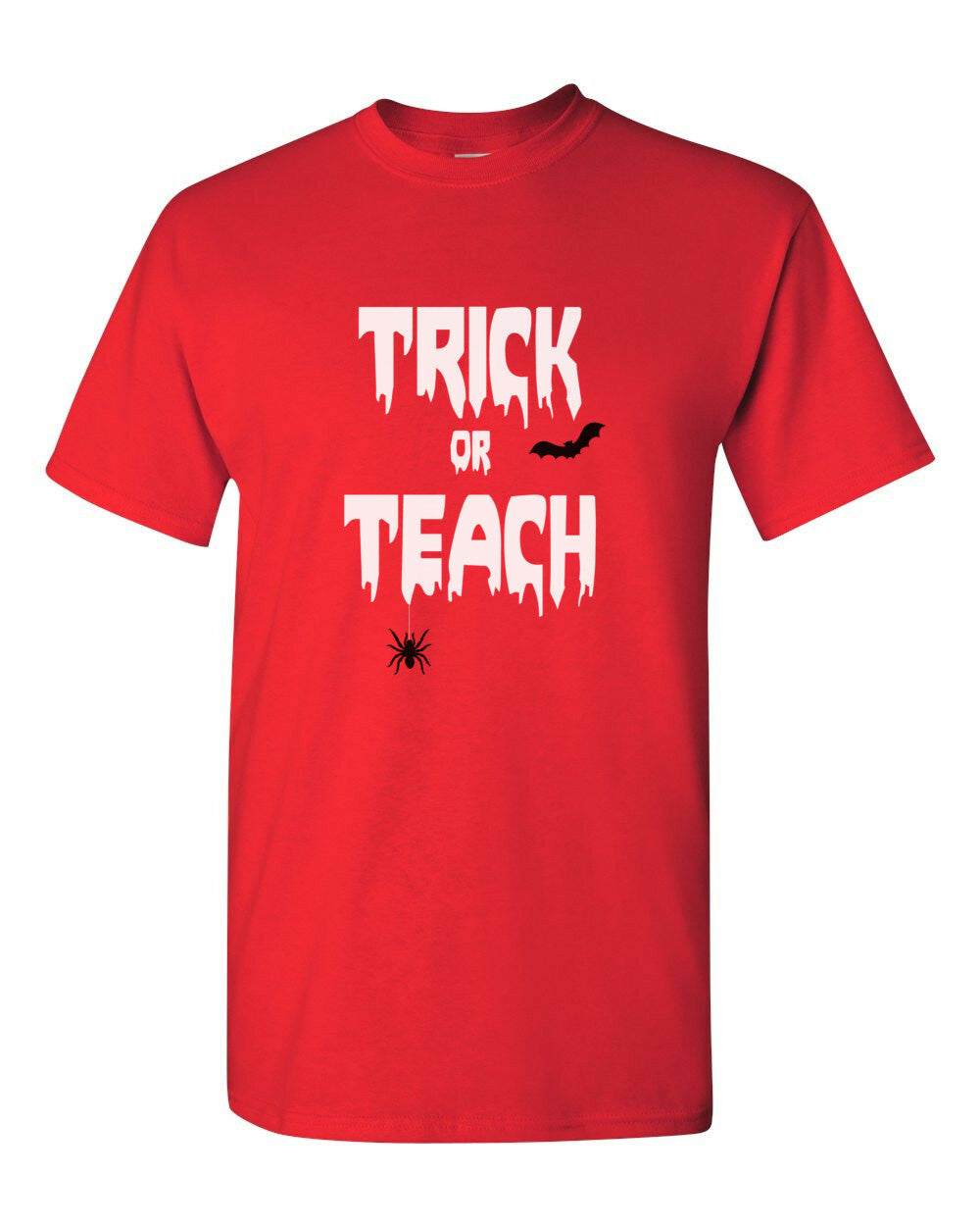 Trick or Teach T Shirt Cute Halloween Teacher Trick Or Treat Fall Witch T-Shirt