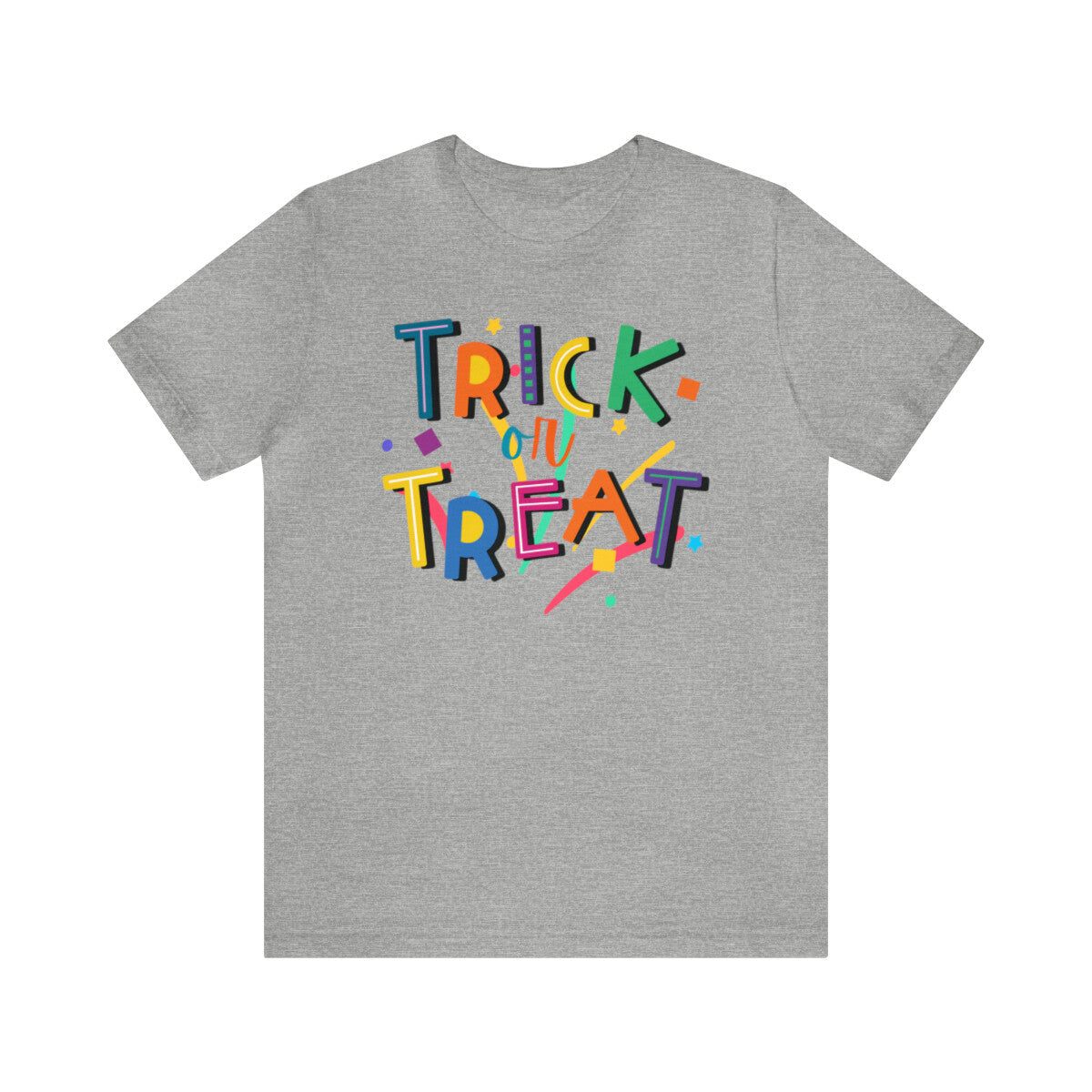 Trick or Treat Halloween Candy T-Shirt Bella Canvas 3001Unisex