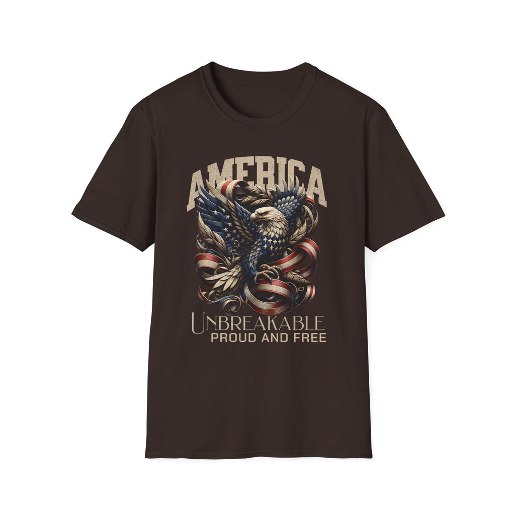 Men's Shirts, America Eagle T-Shirt | Patriotic Tee for Independence Day