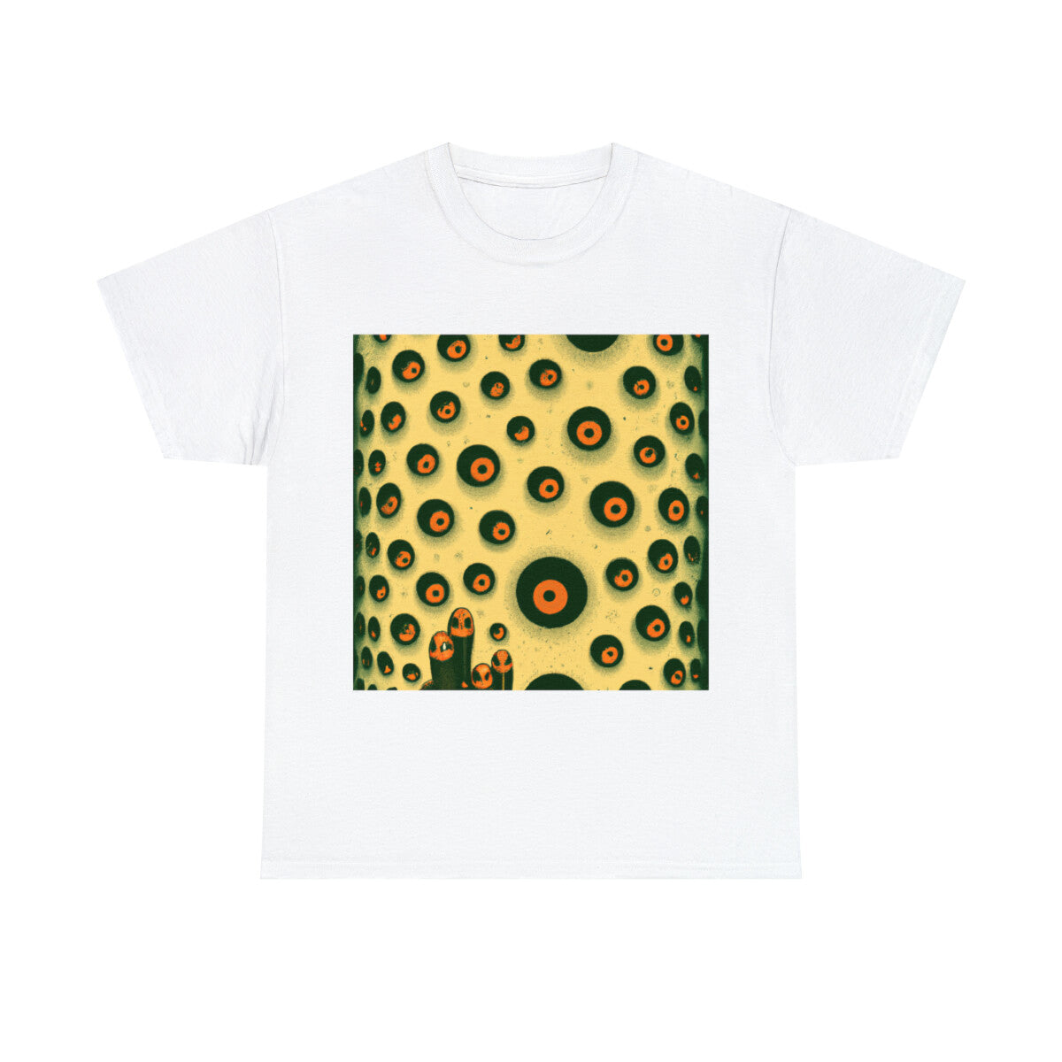Scary Dark Fantasy Horror Art T Shirt Halloween Trypophobia Gross Disturbed Emo