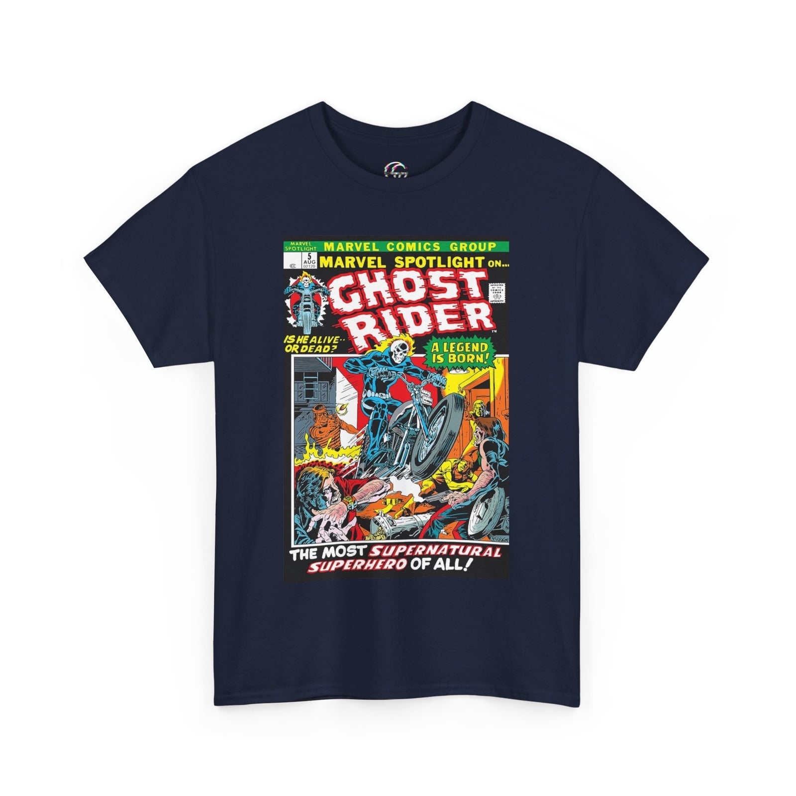 Marvel Spotlight Ghost Rider Comic Book T-Shirt, Ghost Rider Superhero Shirt