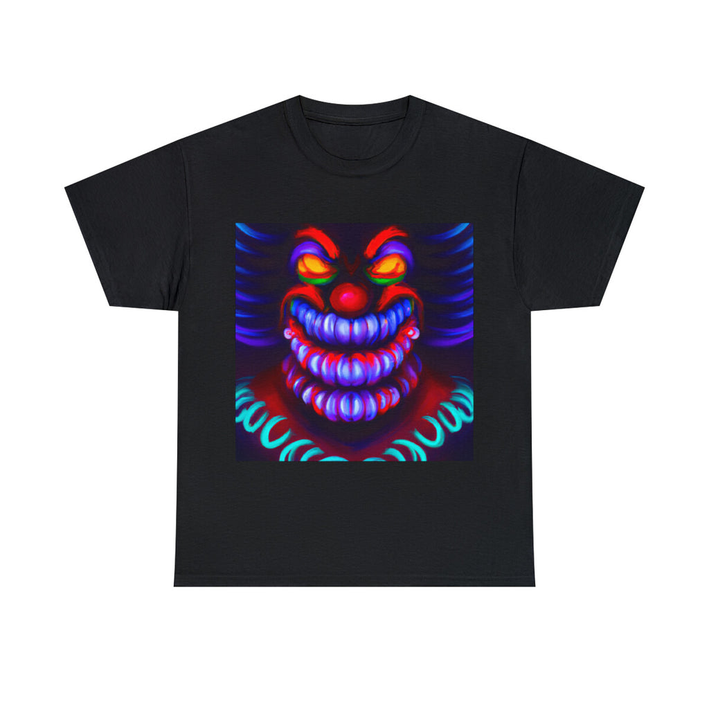 Halloween Evil Clown T Shirt Art Tee Unisex Adult Horror Scary Trick or Treat