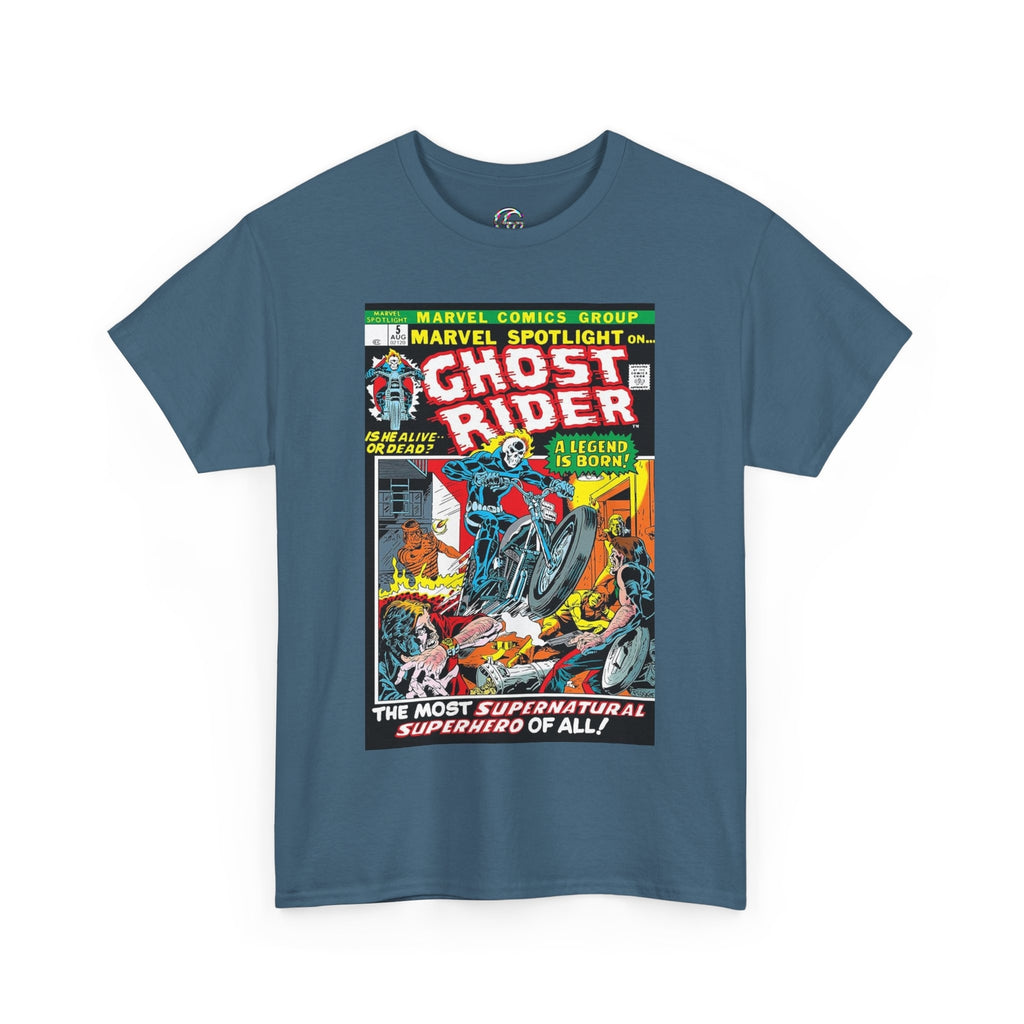 Marvel Spotlight Ghost Rider Comic Book T-Shirt, Ghost Rider Superhero Shirt