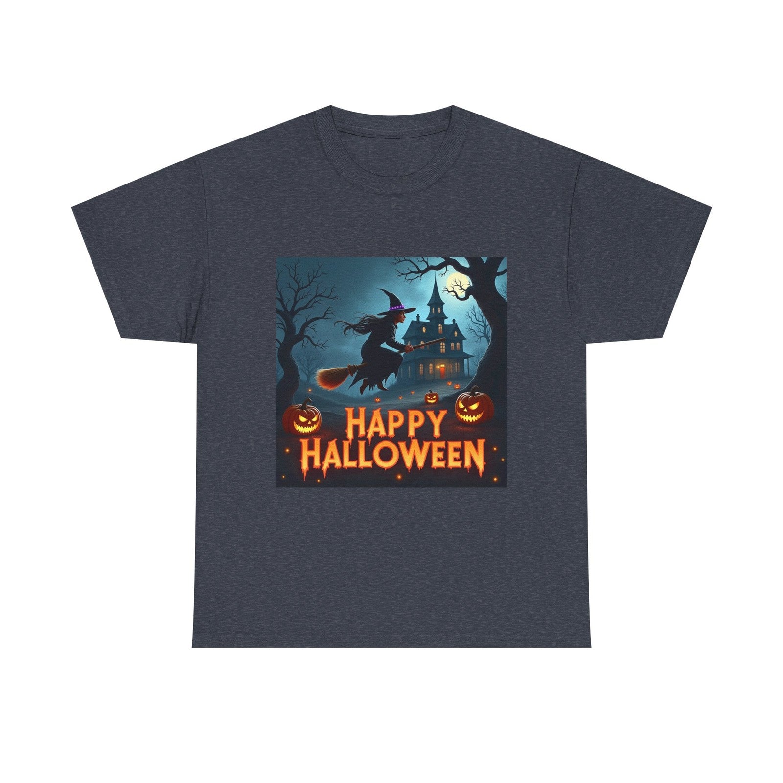 Happy Halloween Unisex Tee, Pumpkin Costume T-Shirt, Trick or Treat Shirt, Scary