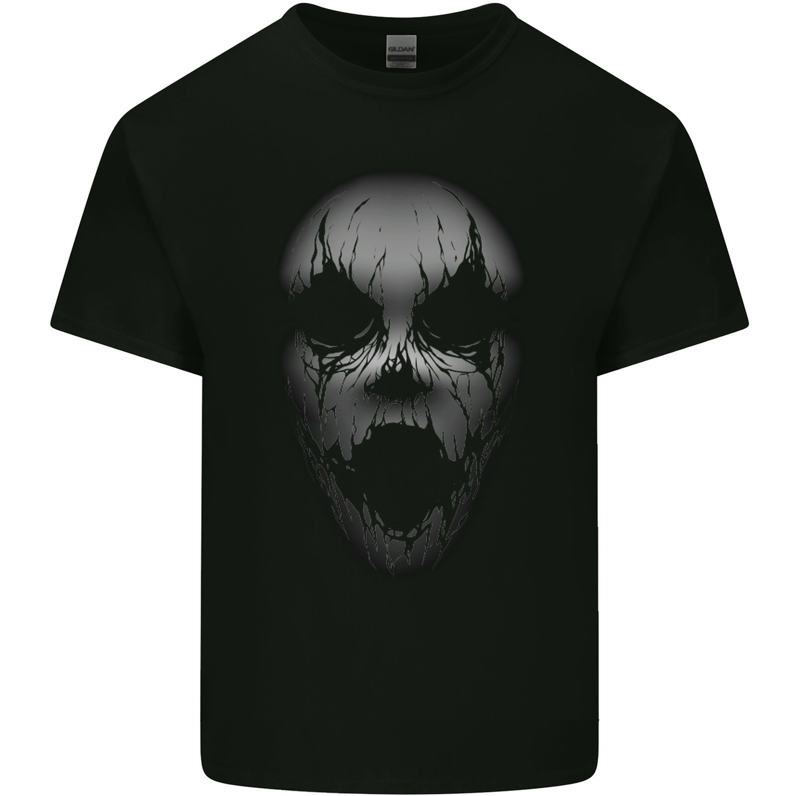 Horror Clown Face Halloween Mens Cotton T-Shirt Tee Top