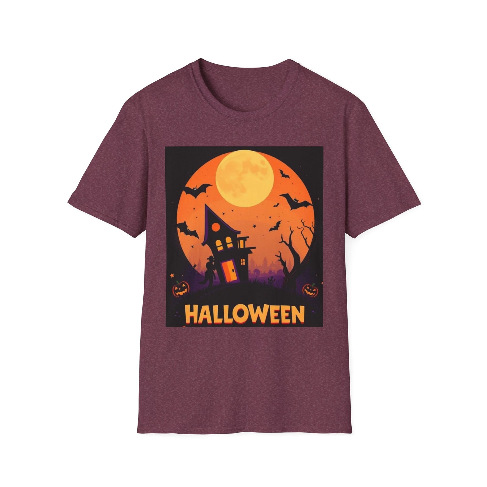 Halloween Haunted House T-Shirt, Spooky Tee, Fall Apparel, Trick or Treat Shirt,