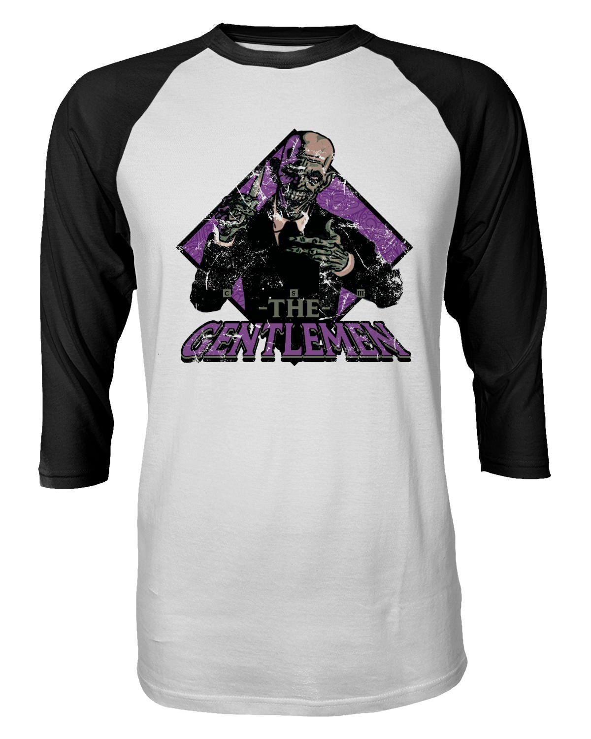 Buffy Vampire Gentleman Slayer Horror Halloween Quarter Sleeve Men's T-Shirt