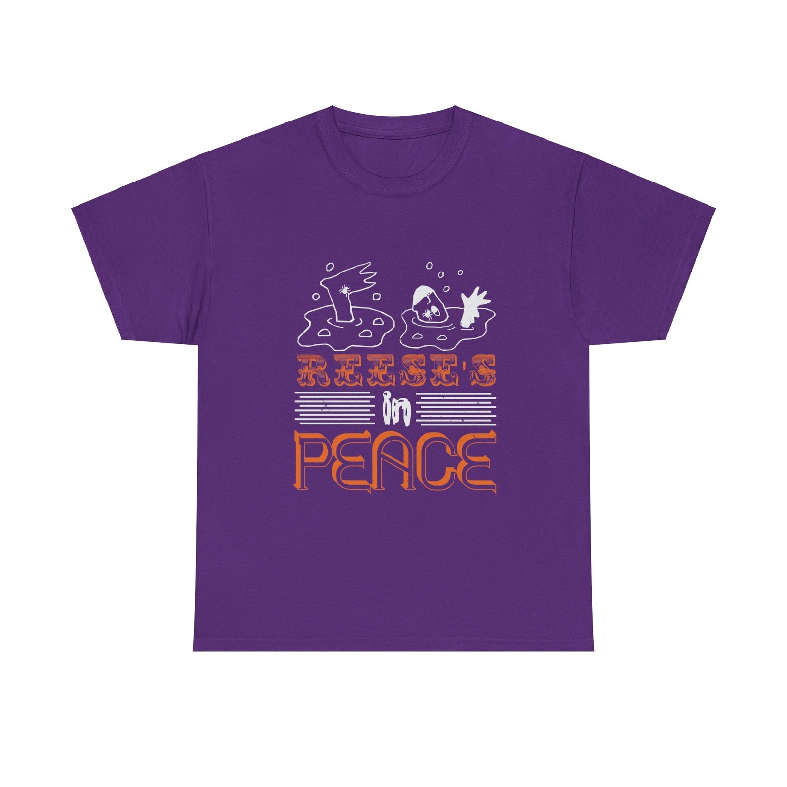Reese's in Peace funny t shirt Halloween Candy spiders trick or treat costume
