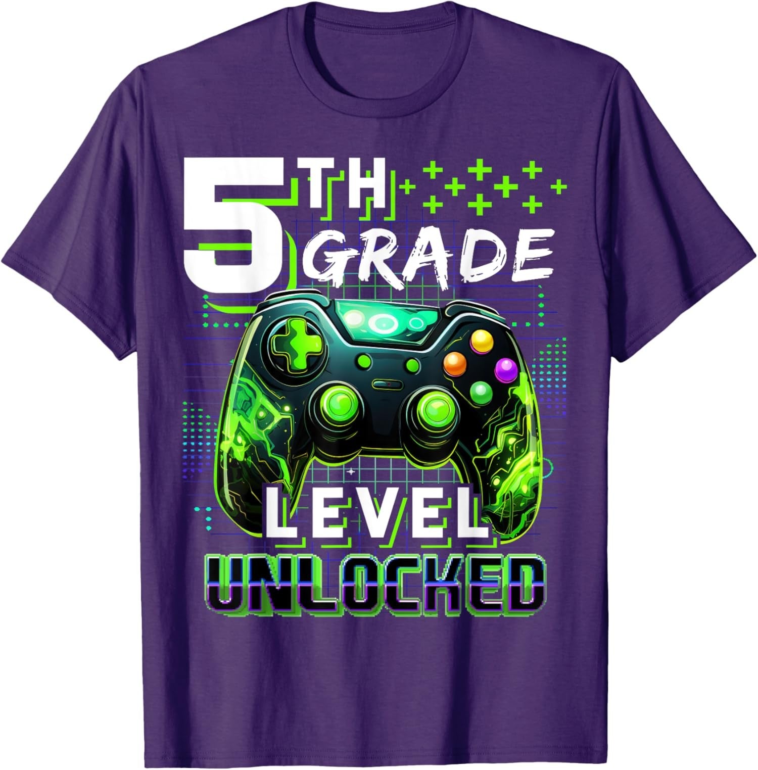 Gamer First Day School Level Back to School 5th Unisex T-Shirt