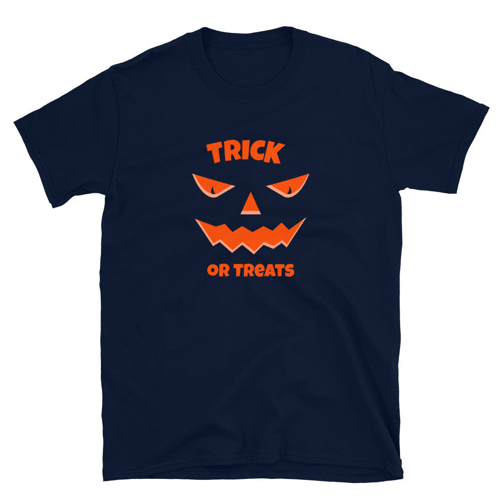 Halloween Trick or Treat Pumpkin Short-Sleeve Unisex T-Shirt