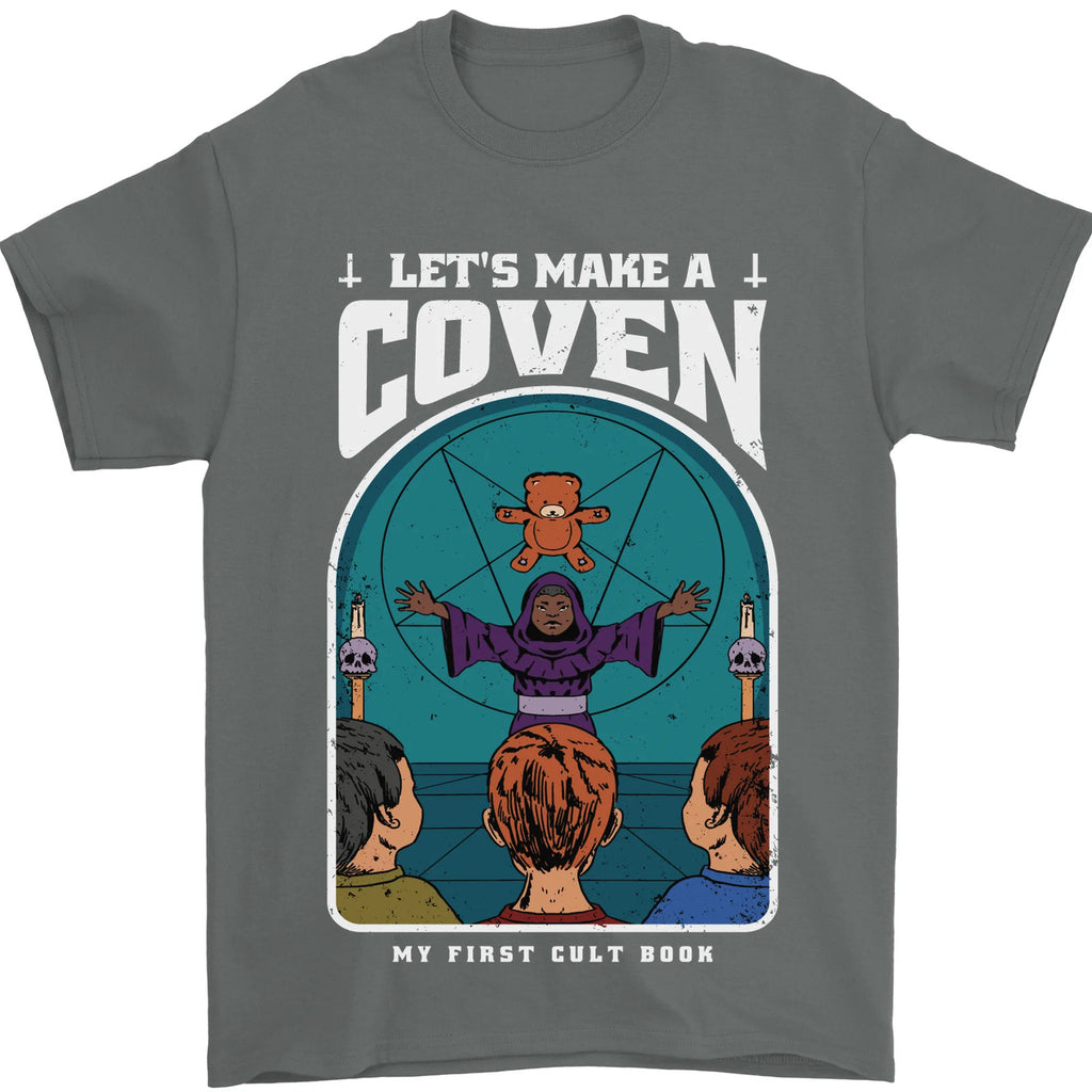 Lets Make a Coven Halloween Satanic Horror Mens T-Shirt 100% Cotton