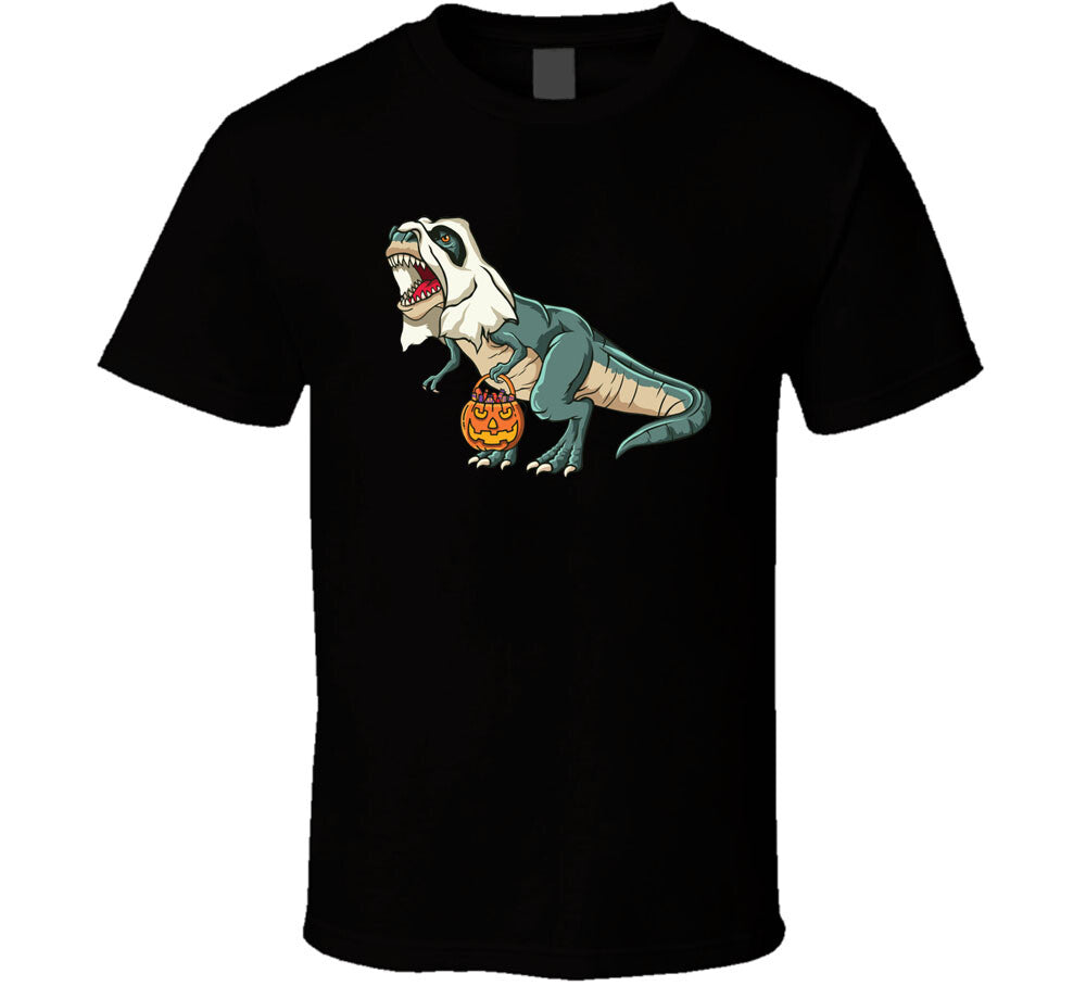 Funny Halloween Dinosaur Ghost T Rex Trick Or Treat Tee Shirt T-shirt Unisex