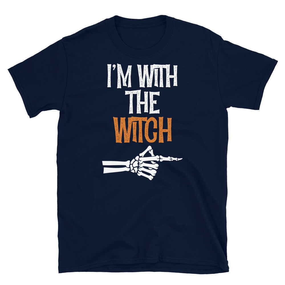 I'm With the Witch Halloween Party Trick or Treat Short-Sleeve Unisex T-Shirt