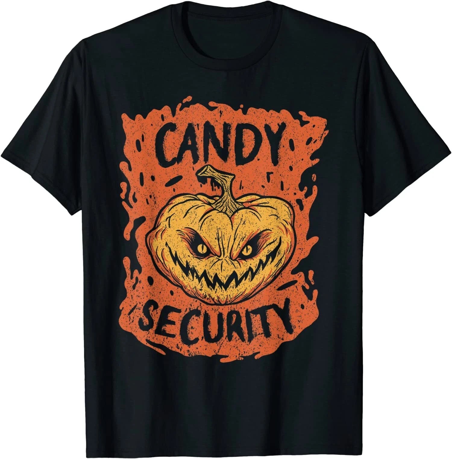 Candy Security Funny Halloween T-Shirt | Trick or Treat Unisex Tee