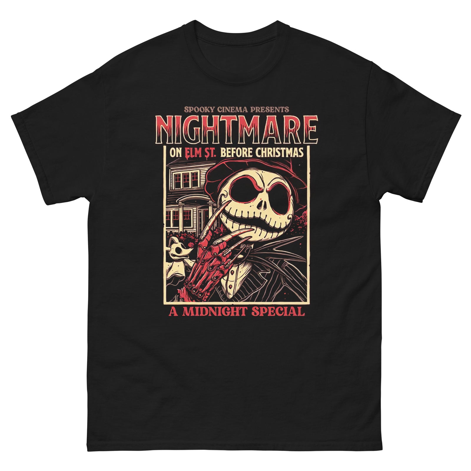 HORROR MOVIE SCARY HORROR MOVIE HALLOWEEN CHRISTMAS HORROR Men's classic tee
