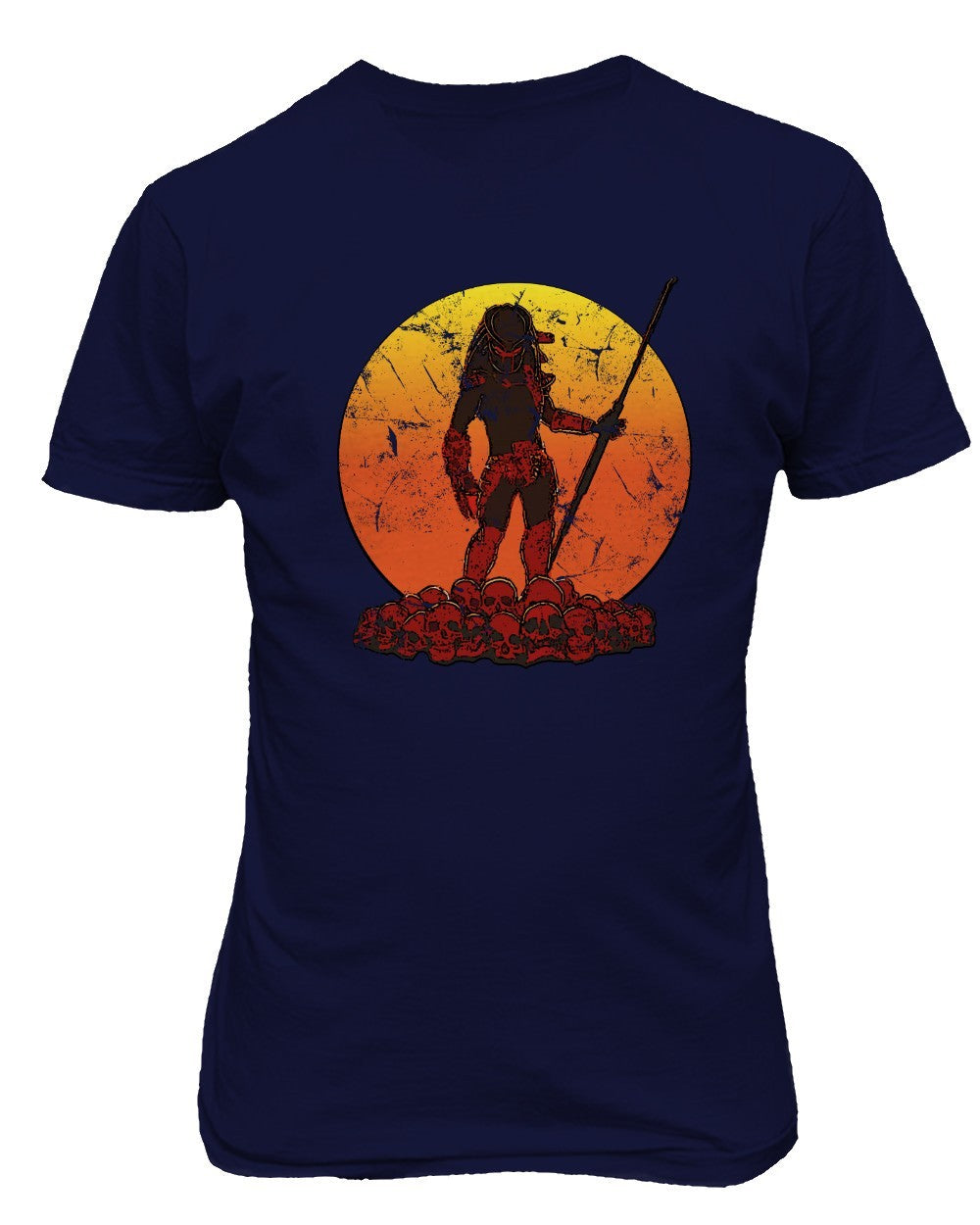 Predator Sunset Horror Scary Shirt Hunter Fall Halloween Men's T-Shirt