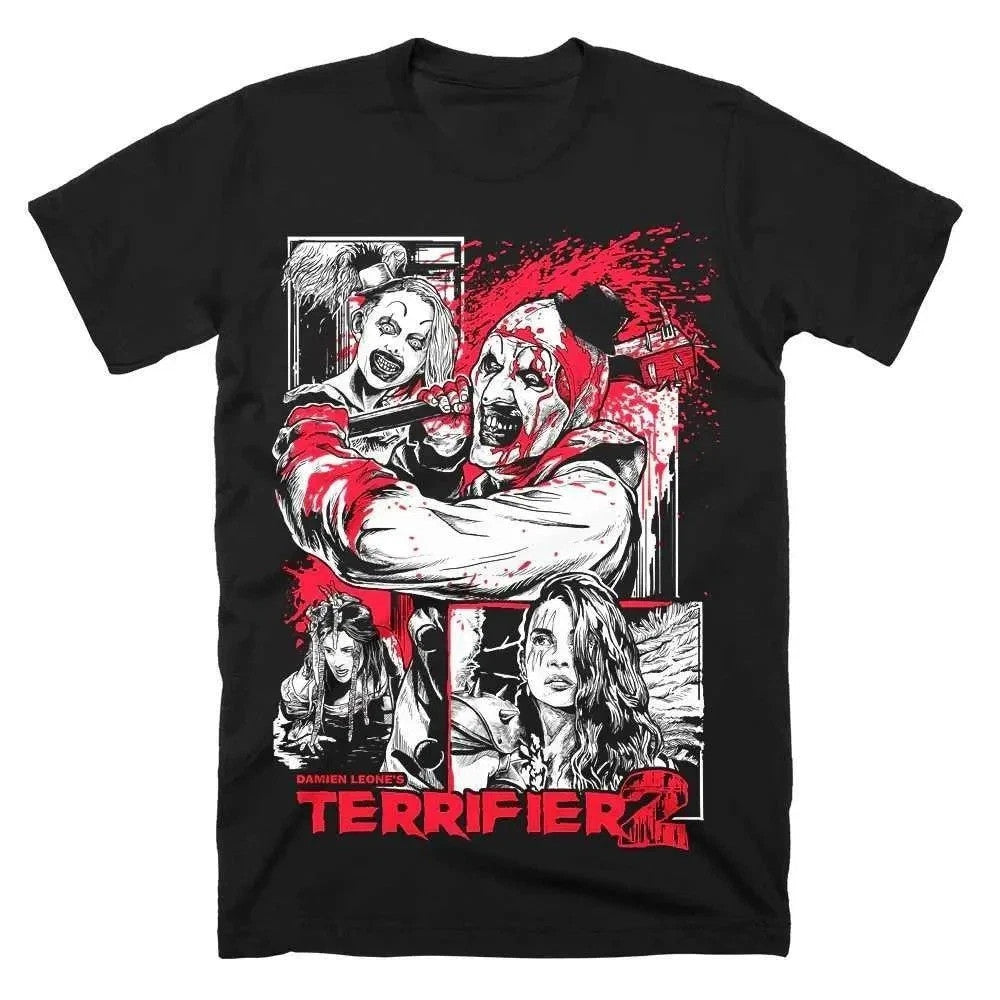 Terrifier classic 90s Horror Movie Halloween Tee Unisex Short Sleeve S-4XL