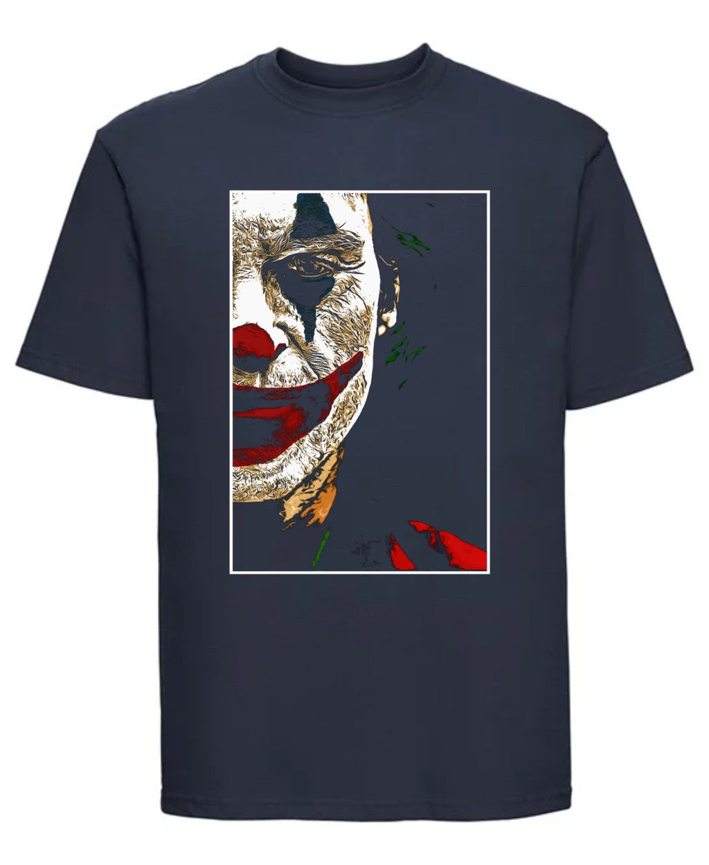 Joker Inspired T-Shirt Horror Halloween Tee Unisex Kids Adult Top