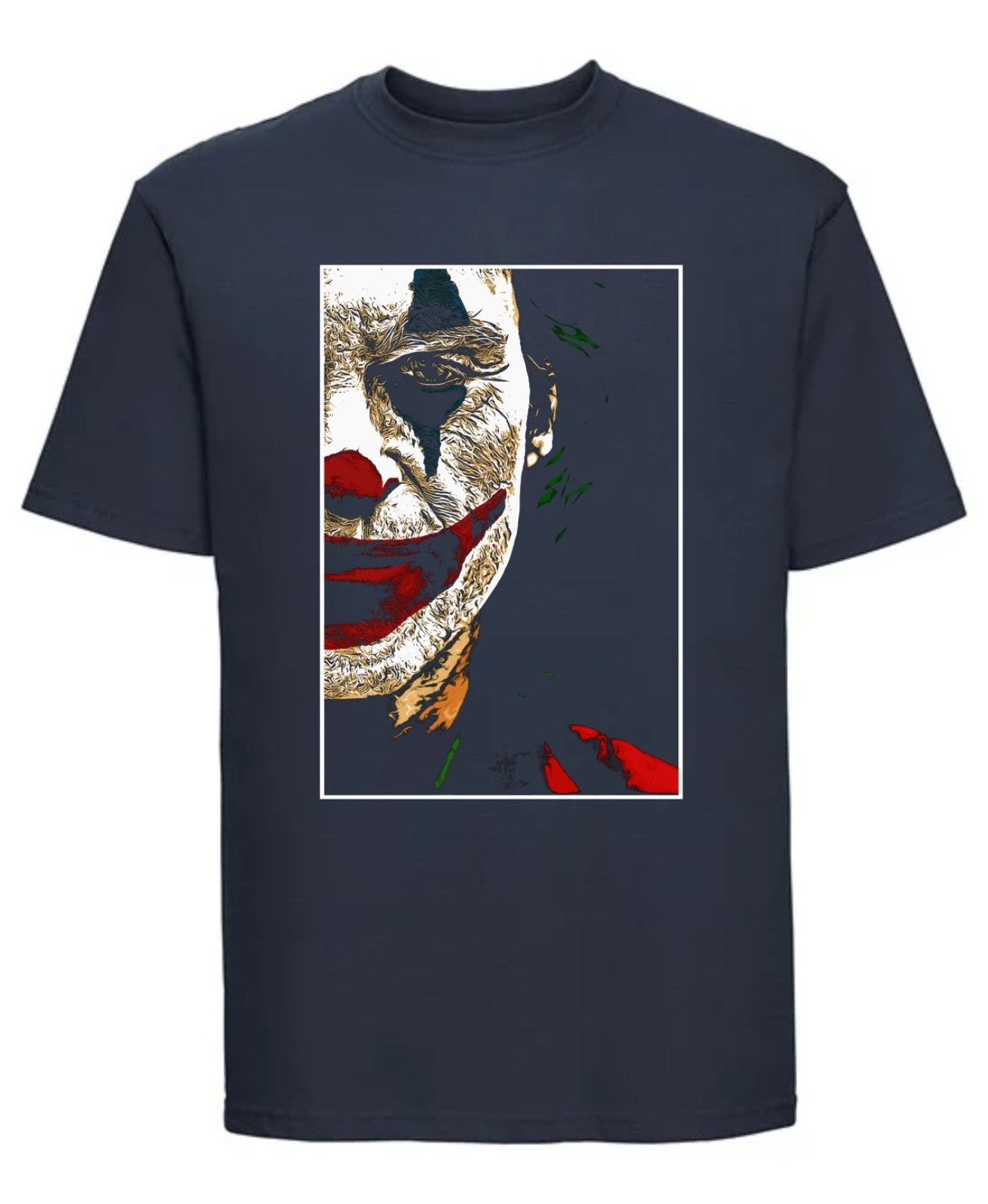 Joker Inspired T-Shirt Horror Halloween Tee Unisex Kids Adult Top