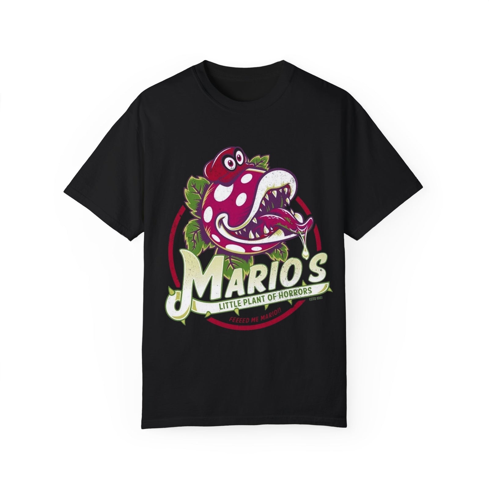 Plant of Horror Unisex T-shirt, Scary Plant Tee, Botanical Horror Shirt