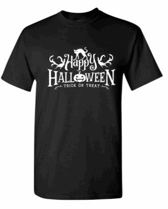 Happy Halloween T-Shirt Trick or Treat T Shirt Funny Unisex Halloween shirt
