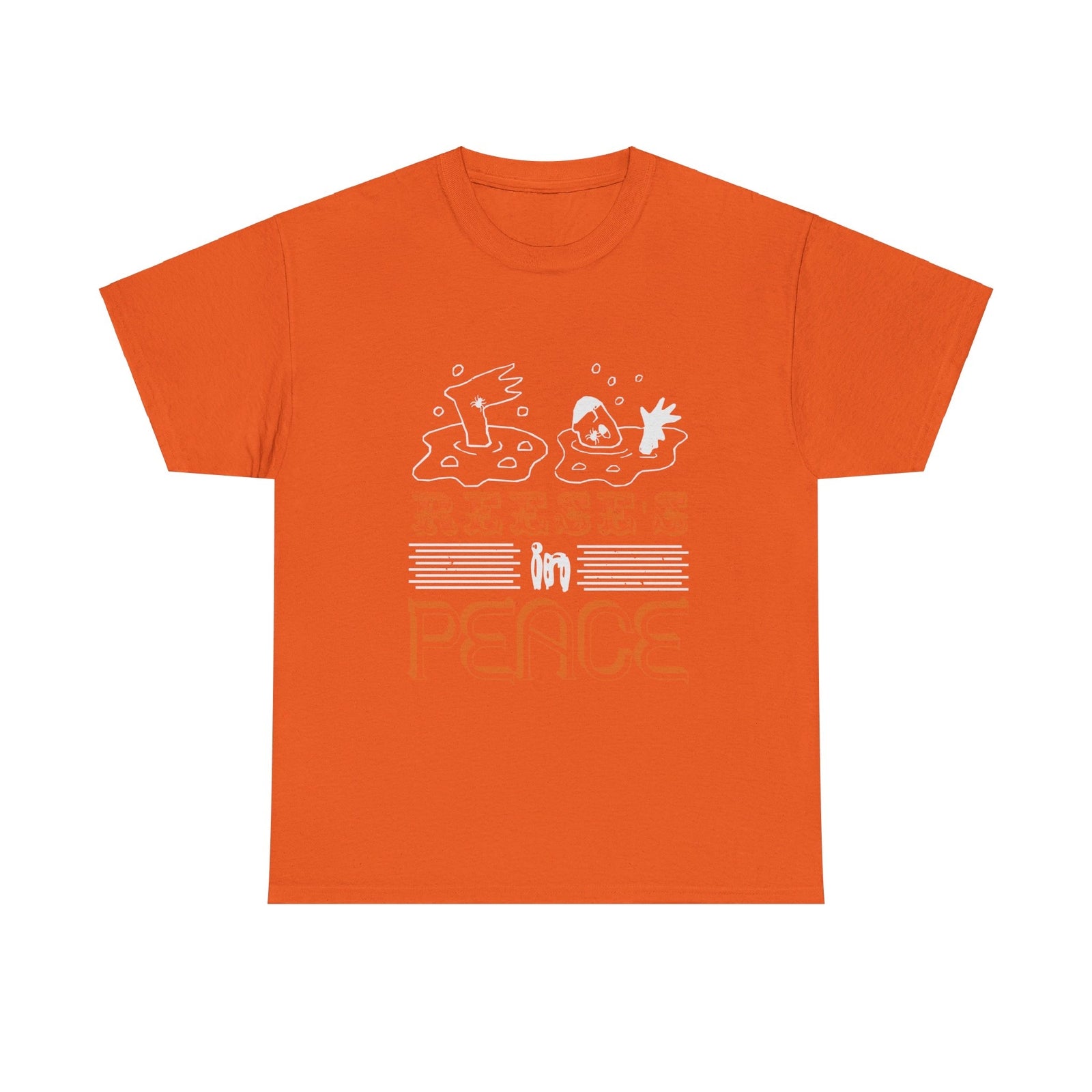 Reese's in Peace funny t shirt Halloween Candy spiders trick or treat costume 