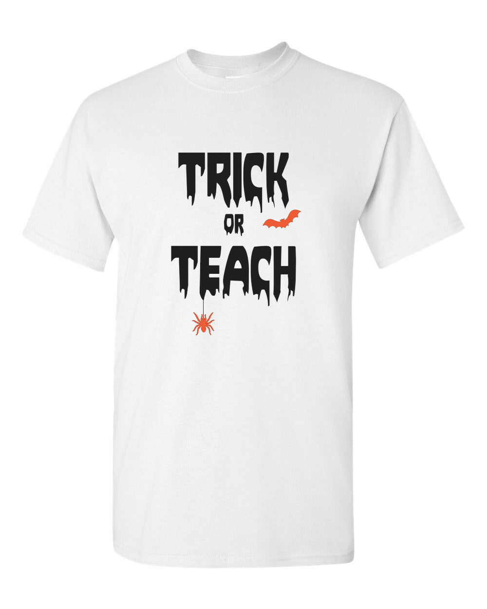 Trick or Teach T Shirt Cute Halloween Teacher Trick Or Treat Fall Witch T-Shirt